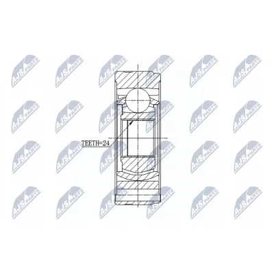 Immagine di NTY NPW HY 521 Kit Giunto Omocinetico Assale posteriore KIA: SORENTO 1
