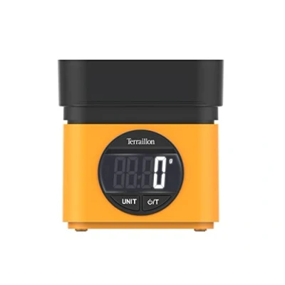 Immagine di TERRAILLON BA22 Mitico Giallo Bilancia da cucina elettronica Design iconico Ciotola integrata 0.7L Grande schermo LCD Display XXL numeri Funzione Tare