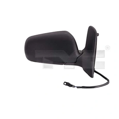 Immagine di specchio retrovisore esterno Tyc 337 0074 Sx nero asferico, termico, per regolazione elettrica VOLKSWAGEN: Sharan I, SEAT: Alhambra I