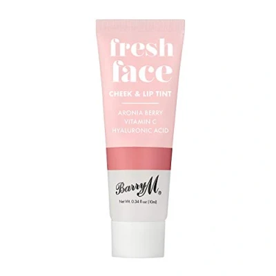 Immagine di Barry M Cosmetici Fresco Viso Guancia E Labbro Tinta Raggiante Pelle Rugiada Con Formula Miscelabile Ombra, Rosa Estiva, 1 Conteggio