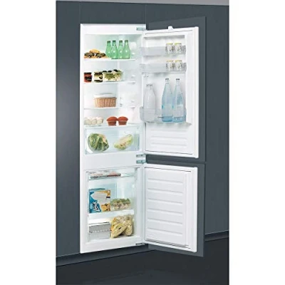 Immagine di Indesit B 18 A1 D/I Frigorifero combinato da incasso, 195L 80L, A+, Acciaio