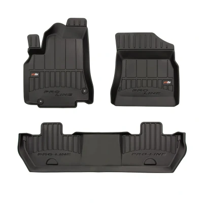 Immagine di FROGUM 3D407251 Set tappetino Gomma anteriore e posteriore 4 nero PEUGEOT: Partner II Tepee, CITROËN: Berlingo