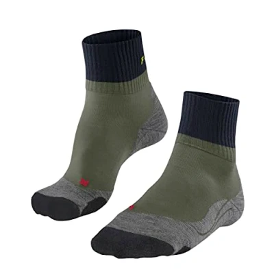 Immagine di Falke TK2 Explore Short Trekking Mediumstrong Cushioned Calze sportive herb, Uomo, Taglia: 39 41, Herb