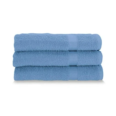 Immagine di Gabel Asciugamani Viso, Spugna di Puro Cotone Idrofilo, 60 x 100 cm, Bluette, Set da 3 Pezzi