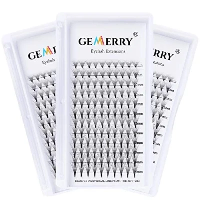 Immagine di 3pcs Extension Ciglia 12D a Ciuffetti Volume Russo 0.07 C curl 8 14mm mix Seta Professionali Premade Lashes Extensions di GEMERRY (12D 0.07C x3)