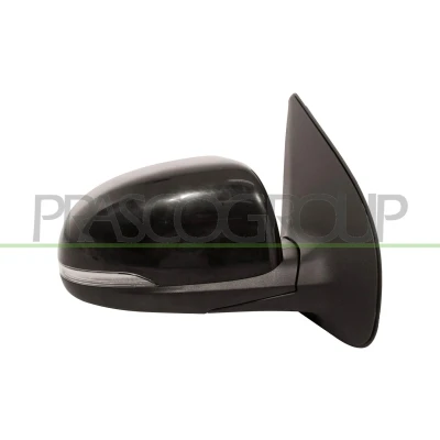 Immagine di Specchio retrovisore esterno Prasco HN2027323 Dx nero elettrico ribaltabile/ripiegabile elettricamente, convesso, senza tinta HYUNDAI: i20 I Hatchback