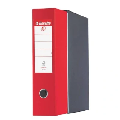 Immagine di ESSELTE G55 EUROFILE Registratore f.to protocollo dorso 8 cm Rosso Vivida