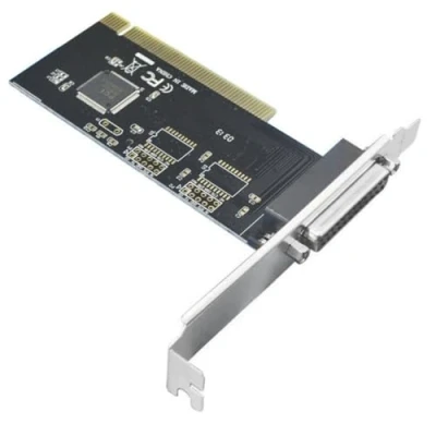 Immagine di Luejnbogty Scheda di Espansione Porta Parallela PCI A DB25 Controller Adattatore Convertitore per Stampante PC Desktop