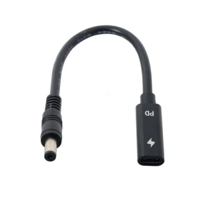 Immagine di CY Tipo C USB femmina ingresso a DC 5,5 * 2,1 mm cavo per computer portatile