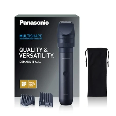 Immagine di Panasonic Multishape Sistema Modulare per la Cura della Persona er Ckl1, Regolabarba e Tagliacapelli Uomo con Batteria Ricaricabile Agli Ioni di Litio