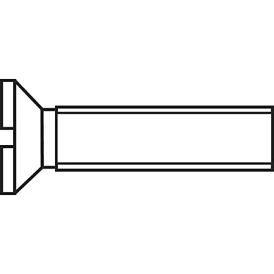 Immagine di TOOLCRAFT M3*10 D963 4.8:A2K 194827 Viti svasate M3 10 mm Taglio DIN 963 Acciaio zincato 100 pz.