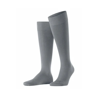 Immagine di FALKE Energizing Cotton M KH sottili con compressione 1 paio, Calzini lunghi Uomo, Grigio (Pavement 3828), 41 42