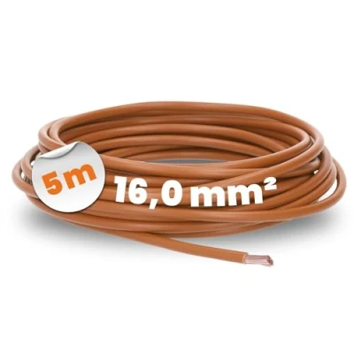 Immagine di Lapp 4520036 H07V K 16,0 mm² marrone I cavo di cablaggio flessibile singolo in PVC 16 mm2
