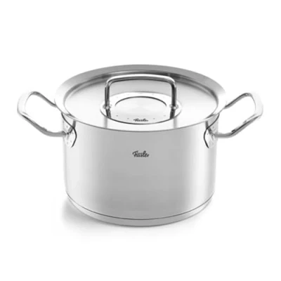 Immagine di Fissler Original,Profi Collection Pentola in acciaio inox 4 L, 20 cm, incluso coperchio metallo, scala di misurazione interna, cottura a induzione