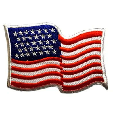 Immagine di USA America Army Toppe termoadesive Patch Toppa ricamate, misura: 7,9 x 5,5 cm