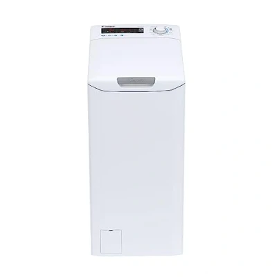 Immagine di Candy Smart Inverter CSTG 47TMV5/1 11 Lavatrice a Carica dall&#039;Alto, 7 Kg, 1400 Giri, Connettività NFC, Rilevatore Classe A, 41x60x86 cm, Bianco