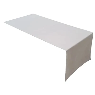 Immagine di Runner da tavola in 100% cotone, collezione Concept, colori e dimensioni a scelta (runner 45 x 150 cm, grigio chiaro)