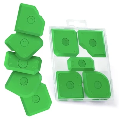 Immagine di Set di 5 Strumenti per Calafataggio，raschietto spatola sigillante，Spatola giunti，Strumenti Calafataggio in Silicone