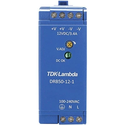 Immagine di TDK Lambda DRB50 12 1 Alimentatore per guida DIN V/DC 4.2 A 50.4 W Num. uscite:1 x Contenuto pz.