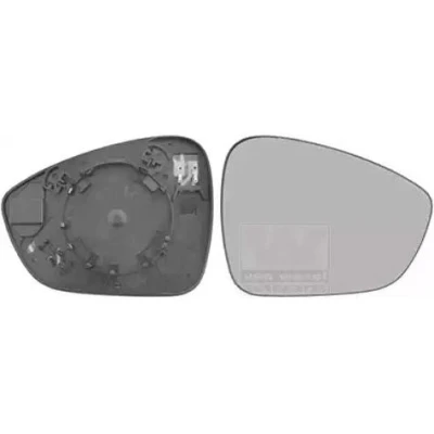 Immagine di VAN WEZEL 0954838 Vetro Specchio Retrovisore Dx CITROËN: C4 II Hatchback, I DS4 Hatchback
