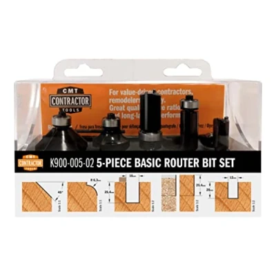 Immagine di CMT ORANGE TOOLS K900 005 02 SET 5 FRESE DIRIT/PROFILATE HW Z2 S=8 D=12/16/12.7/25/35 DX