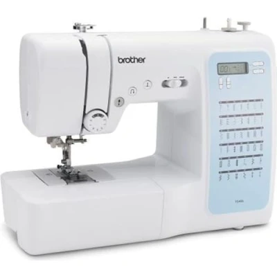 Immagine di BROTHER FS40s Macchina da cucire elettronica 40 punti Sistema di infilatura dell&#039;ago Display LCD Tasti selezione Braccio libero