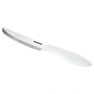 Immagine di Tescoma Presto Coltello Tavola, 6 Pezzi, Acciaio Inossidabile, Bianco, 12 cm