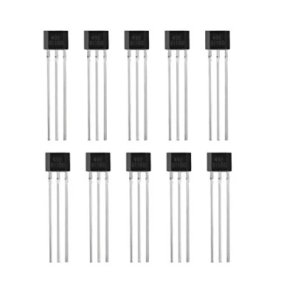 Immagine di 10 sensori unipolari magnetici a effetto Hall, 3 pin, 49E OH49E S49E SS49E TO 92, per veicoli elettrici e riparazione di motori