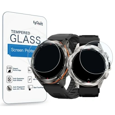 Immagine di Frgnie protettive compatibile con KOSPET T3 Ultra smartwatch 1,43 pollici (3 Pezzi) Vetro Temperato per, funziona Tank