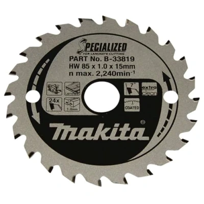 Immagine di Makita SPECIALIZED B 33819 Lama circolare 85 x 15 1.0 mm Numero di denti: 24 1 pz.