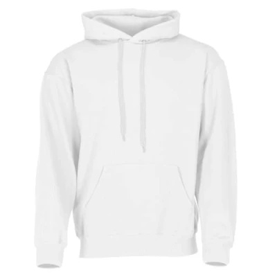 Immagine di Fruit of the Loom Felpa classica con cappuccio + sacchetto in tessuto MyShirt, Bianco Myshirt incluso, XXXXL