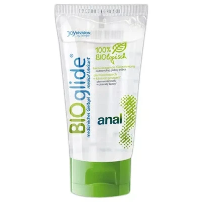 Immagine di JOYDIVISION BIOglide Original Gel anale lubrificante 80 ml I 100% naturale e vegano a base acqua bio per profilattici in lattice Lubrificazione
