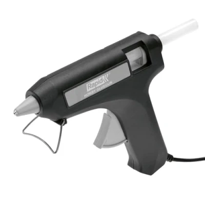 Immagine di HobbyGlueGun Incollatrice fornita con 6 stick di colla trasparente Tempo riscaldamento : 15 min Capacità estrusione 150 g/h 12 W/220 240 V 220 x 62 270 mm 360 g