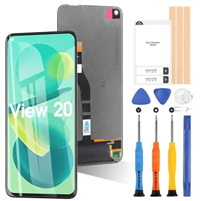 Immagine di ARSSLY per Huawei Nova 4 / Honor View 20 (Honor V20) Schermo Display LCD Touch Digitizer Glass Assembly Sostituzione con Strumenti (Nero)