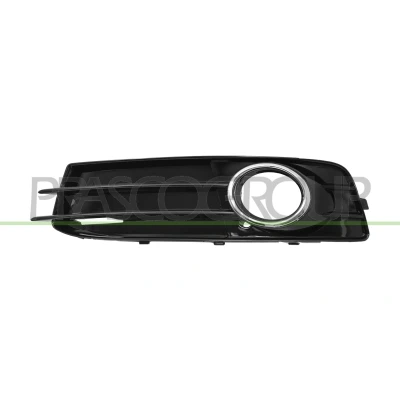 Immagine di PRASCO AD3212124 Griglia Paraurti con foro/fori per fendinebbia Sx lucente AUDI: A3 Hatchback, Cabrio