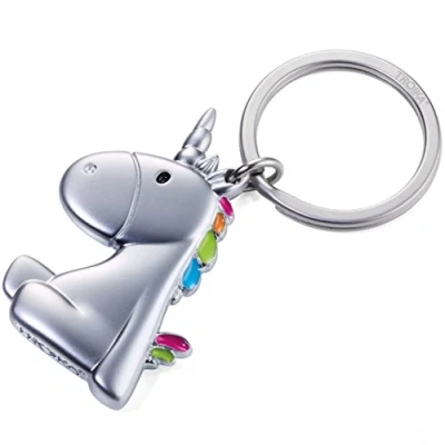 Immagine di TROIKA KR17 08/MA Keyring Multicolore, Argento portachiave e custodia