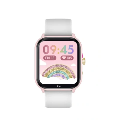 Immagine di ICE WATCH smart junior 2.0 Pink White Orologio connesso da bambino rosa con cinturino in silicone bianco 022797 (1,75 inch)