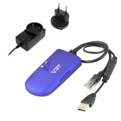 Immagine di VONETS Ripetitore WiFi Bridge Ethernet Wireless Hotspot Segnale Extender Adattatore RJ45 per DVR sorveglianza, dispositivo di rete con alimentatore USB 5V/2A VAP11G 300