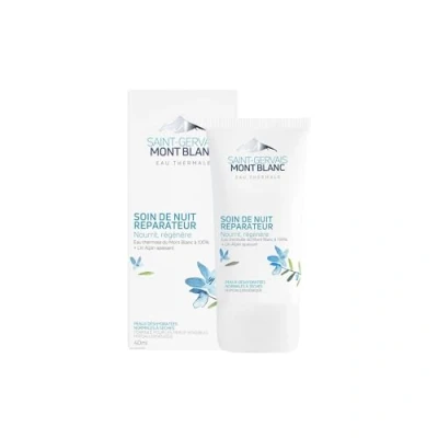 Immagine di Saint Gervais Mont Blanc Trattamento nutriente riparatore per la notte Pelle disidratata, da normale a secca 40 ml