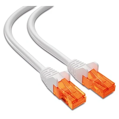 Immagine di mumbi 26595 Cat.5e S/FTP Cavo di Rete Ethernet Patch con connettori RJ 45 25.0m, bianco