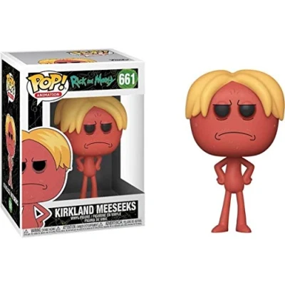 Immagine di Funko Pop!. Animation: Rick &amp; Morty Kirkland Mr. Meeseeks Collectible Figure And Figura in Vinile da Collezione Idea Regalo Merchandising Ufficiale TV Fans
