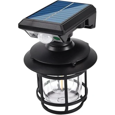 Immagine di SQUADO Lampada Solare da Parete a LED con Sensore di Movimento, Faro Esterno Led, Luce