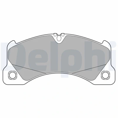 Immagine di DELPHI LP3593 Kit pastiglie freno Predisposto per contatto segnalazione usura con lamierino anticigolío accessori PORSCHE: Cayenne Coupe,