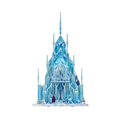 Immagine di University Games Disney Frozen Ice Palace 3D Puzzle, Colore bianco e blu, U08551