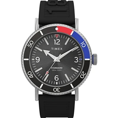 Immagine di Timex Standard Diver Orologio black/silvercoloured, Uomo, Taglia: One Size, Black/silver coloured