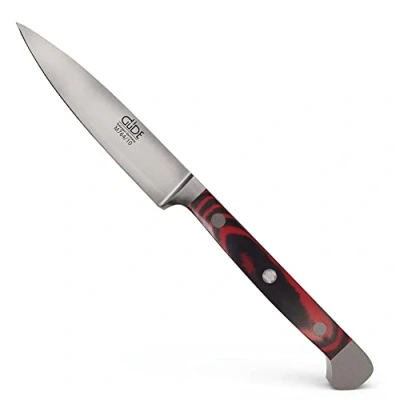 Immagine di Güde Spickmesser, geschmiedet, Serie, Doppelkropf, Griff Mikarta, Solingen Coltello per lardellare forgiato, 10 cm, micarta, Alpha Doppio Collarino, Fatto a Mano in Germania Unisex