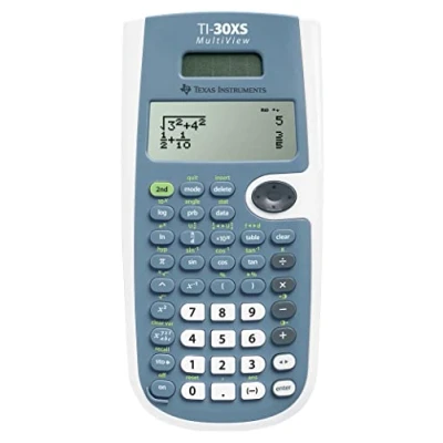 Immagine di Texas Instruments TI 30XS MultiView Calcolatrice scolastica (fino a 4 righe, funzionamento solare e batteria)