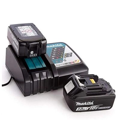 Immagine di Makita Batterie originali BL1830B 18 V LXT 3.0 Ah con caricabatterie rapido DC18RC originale