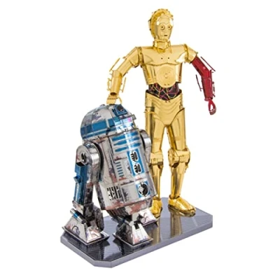 Immagine di Metal Earth Star Wars Set C 3PO + R2D2 Kit di metallo