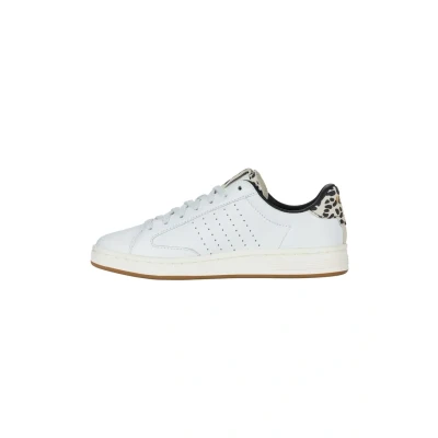 Immagine di K Swiss Lozan Klub Lth, Scarpe da Ginnastica Donna, Wht Leopard Snwwht, 38 EU